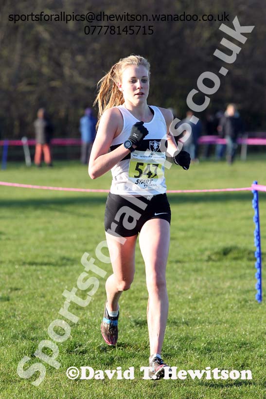 Womens under-17s and 20s North Eastern Cross Country Chanpionships. Photo: David T. Hewitson/Sports for All Pics